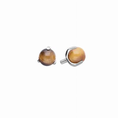 Prong Set Ball with Stone