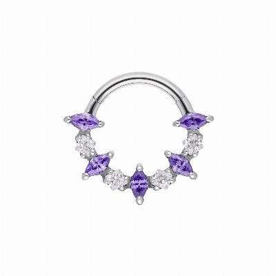 Victoria - Amethyst + White