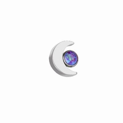 Moon with opal