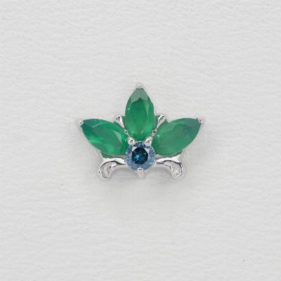 Royal Lily tops with Semi-Precious stones