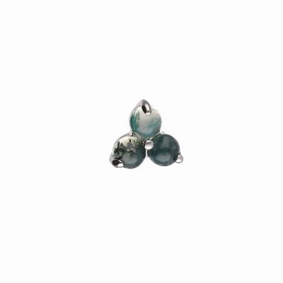 Prong Set 3 Trinity Top - Natural Stone