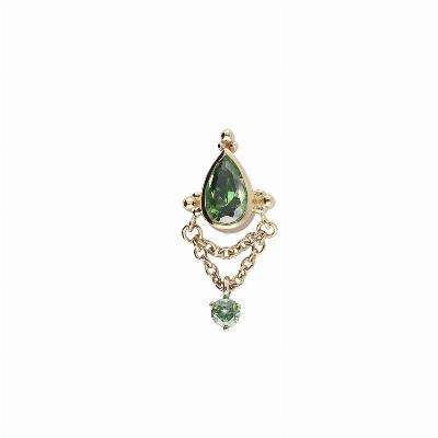 Evelyn Moissanite Green