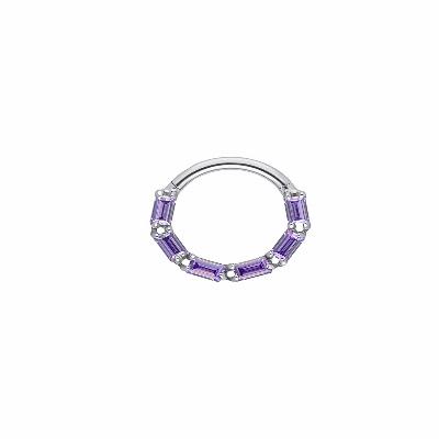 Jill - Amethyst CZ