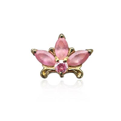 Royal Lily top with colored gems