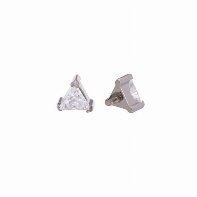 Prong Set Triangle